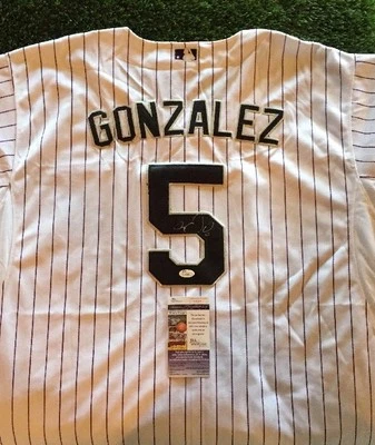 CARLOS GONZALEZ CARGO COLORADO ROCKIES SIGNED Jersey JSA/COA J15932 - Image 1 of 4