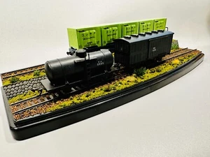 HO gauge Tanker, freight train Original Custom DIORAMA DISPLAY CASE Japan Made - Picture 1 of 22
