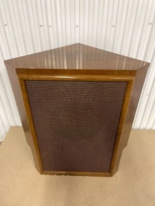 RARE VINTAGE PLYWOOD EMPTY SPEAKER CORNER CABINET used with TANNOY 15'' - Picture 1 of 11