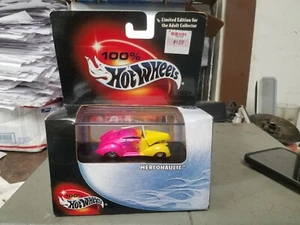 2002 Hot Wheels Pink & Yellow Mercohaulic Die-Cast Car New in Box No. 28 - Picture 1 of 4