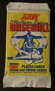 1990 Score Pack Rick Mahler Reds (Top) Jeff Huson Expos Rookie RC (Back) - Picture 1 of 2