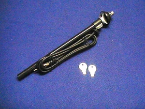 CLASSIC MINI WING AERIAL, RETRACTABLE, UNIVERSAL, CHROME/STAINLESS, ROVER, - Picture 1 of 9