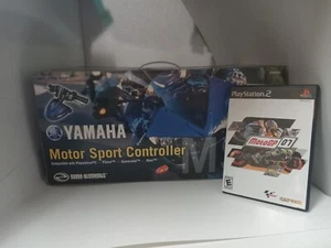 MOTO GP 07 2007 + NEW YAMAHA MOTOR SPORTS CONTROLLER FOR PS2 PLAYSTATION 2 #G67 - Picture 1 of 2
