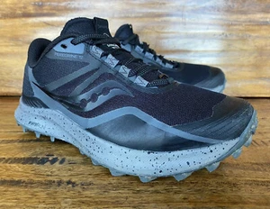 Saucony Peregrine 12 Trail Running Negro Gris S10738-05 Mujer Talla 7 W Ancho - Imagen 1 de 14