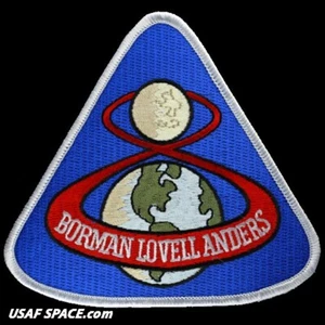 APOLLO 8 - Official NASA - ORIGINAL AB Emblem 4.25" SPACE Mission PATCH - MINT - Picture 1 of 3