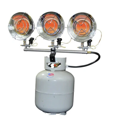 Mr Heater F242915 10,000 - 45,000 BTU Triple Tank Top Propane Heater New - Image 1 of 3