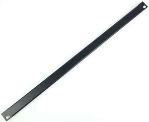 0,5 HE U Rackblende Stahl schwarz Frontplatte Rackpanel Blende 19" Blindplatte - Picture 1 of 5