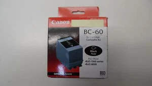 Canon BC-60 OEM Schwarz BJ Druckerpatrone BJC-7000/8000 Serie - ungeöffnet - Bild 1 von 4