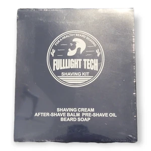 Fulllight Tech Beard Shaving Kit Shave Cream Mens After Shave Balm Oil & Soap - Picture 1 of 2