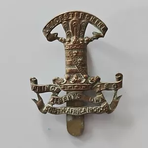 Leicestershire Prince Albert’s Own Yeomanry Brass Cap Badge 34mm x 30mm Slider - Picture 1 of 4