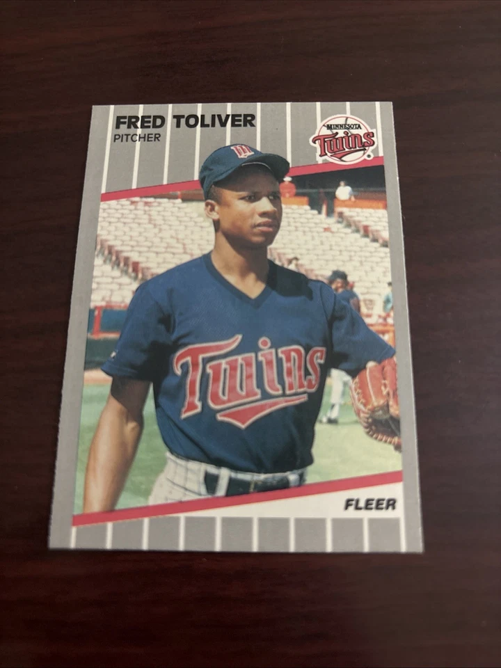 1989 Fleer Minnesota Twins Fred Toliver #126 - Image 1 of 1
