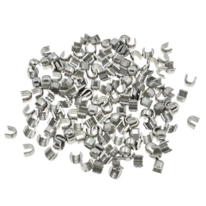 150PC #5 U-shaped Zipper Stopper Close End Metal Repair Replacement Accessories - Picture 1 of 11