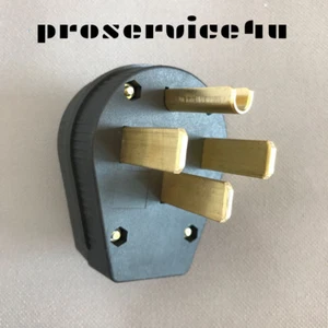 NEMA 14-50P 50A 125/250V Straight Blade Angle Plug For Dryer RV Generator 14-50P - Picture 1 of 3