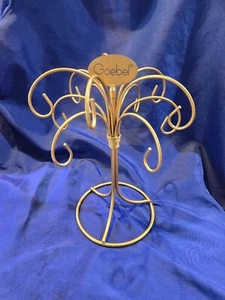 Goebel Ornament Ständer goldfarben Metall elegantes Display - Bild 1 von 6