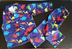 Nuevo con etiquetas Pijamas Estilo Largo Franela Estilo Franela Estilo Bebé Niños Talla 0 Azul Oscuro - Imagen 1 de 3