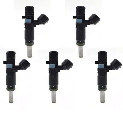 5x Inyector de combustible 07K906031C para Volkswagen Beetle Golf Jetta 2,5 L 2007-2014 Foto 1 de 4