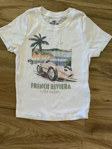 Hollister Women's Med White Graphic Tee. French Riviera, Cote D’azur - Picture 1 of 2