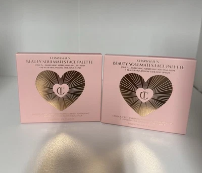 Charlotte Tilbury FLAWLESS PINK BeautySoulmates Brighten Blush PowderPalette - Image 1 of 3