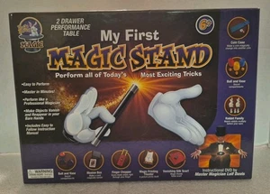My First Magic Stand-Magic Tricks-Mesa de rendimiento con 2 cajones-Caja abierta  - Imagen 1 de 8