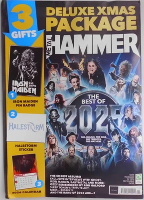 Metal Hammer magazine #408 2025 Deluxe Xmas Package Best of 2025 inc Calendar