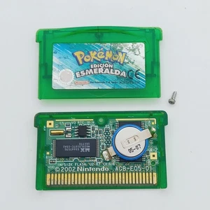 POKEMON ESMERALDA PAL ESPAÑA NINTENDO GAME BOY GAMEBOY ADVANCE ORIGINAL - Imagen 1 de 8