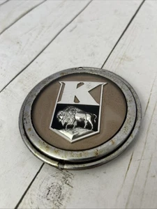Tapa de gas emblema Kaiser vintage bocina botón inserción metal - Imagen 1 de 4