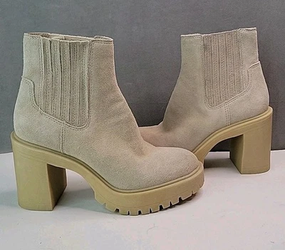 Botín para mujer Dolce Vita Caster H2O Chelsea resistente al agua talla 7 beige/desnudo Foto 1 de 4