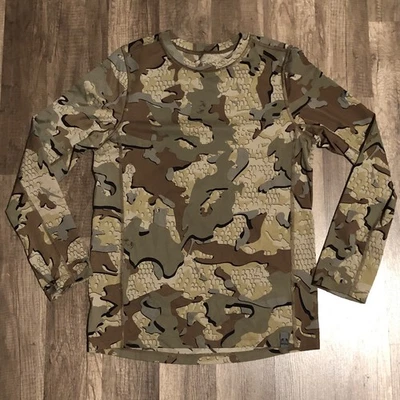 KUIU Peloton 118 Valo Camo Long Sleeve Hunting Base Layer YOUTH LARGE Primeflex - Image 1 of 4