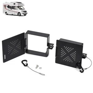 2pcs 4*4inch Aluminum RV Bumper End Cap Camper Sewer Hose Storage Protector - Picture 1 of 11