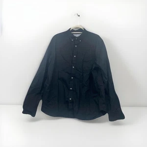Old Navy Shirt Mens XL Slim Fit Button Down Black Long Sleeve - Bild 1 von 4