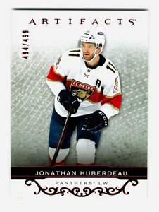 2021-22 Upper Deck Artifacts Jonathan Huberdeau #108 Red /499 - Calgary Flames
