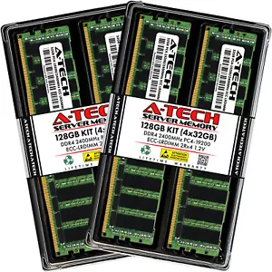 128GB 4x 32GB PC4-2400 LRDIMM Dell PowerEdge FC430 FC630 FC640 R740xd Memory RAM - Picture 1 of 5