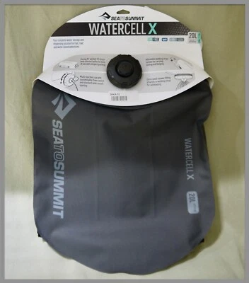 Sea To Summit 💦 WATERCELL X 20L Water Storage ++Shower Fitting 💦 NEW W/ TAG - Image 1 of 4