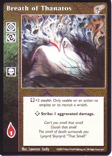 Breath of Thanatos VTES CCG KMW - Image 1 of 1