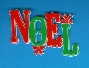 10 NOEL CHRISTMAS CAKE DECORATIONS - motto / decorating - Picture 1 of 1