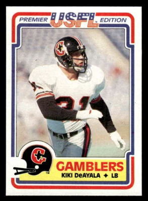 1984 Topps USFL #33 Kiki Deayala - Image 1 of 2