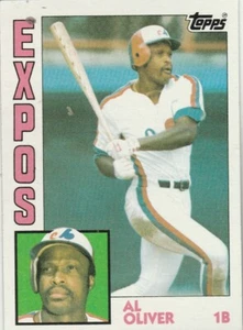 FREE SHIPPING-MINT-1984 Topps #620 Al Oliver Expos PLUS BONUS CARDS - Picture 1 of 1