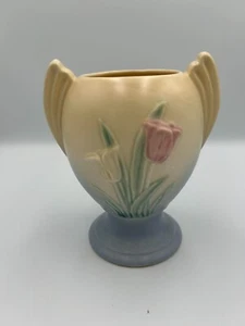 Hull yellow Tulip Vase #111-33-6" - Picture 1 of 6