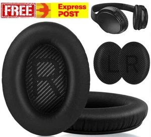 Ear Pads for Bose QC35 / QC35 ii Cushions QC25/QC15 Quiet Comfort Earpads Black - Picture 1 of 6