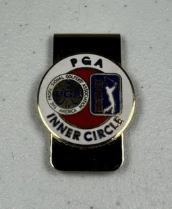 PGA Tour Inner Circle Money Clip Gold in Color - Picture 1 of 3