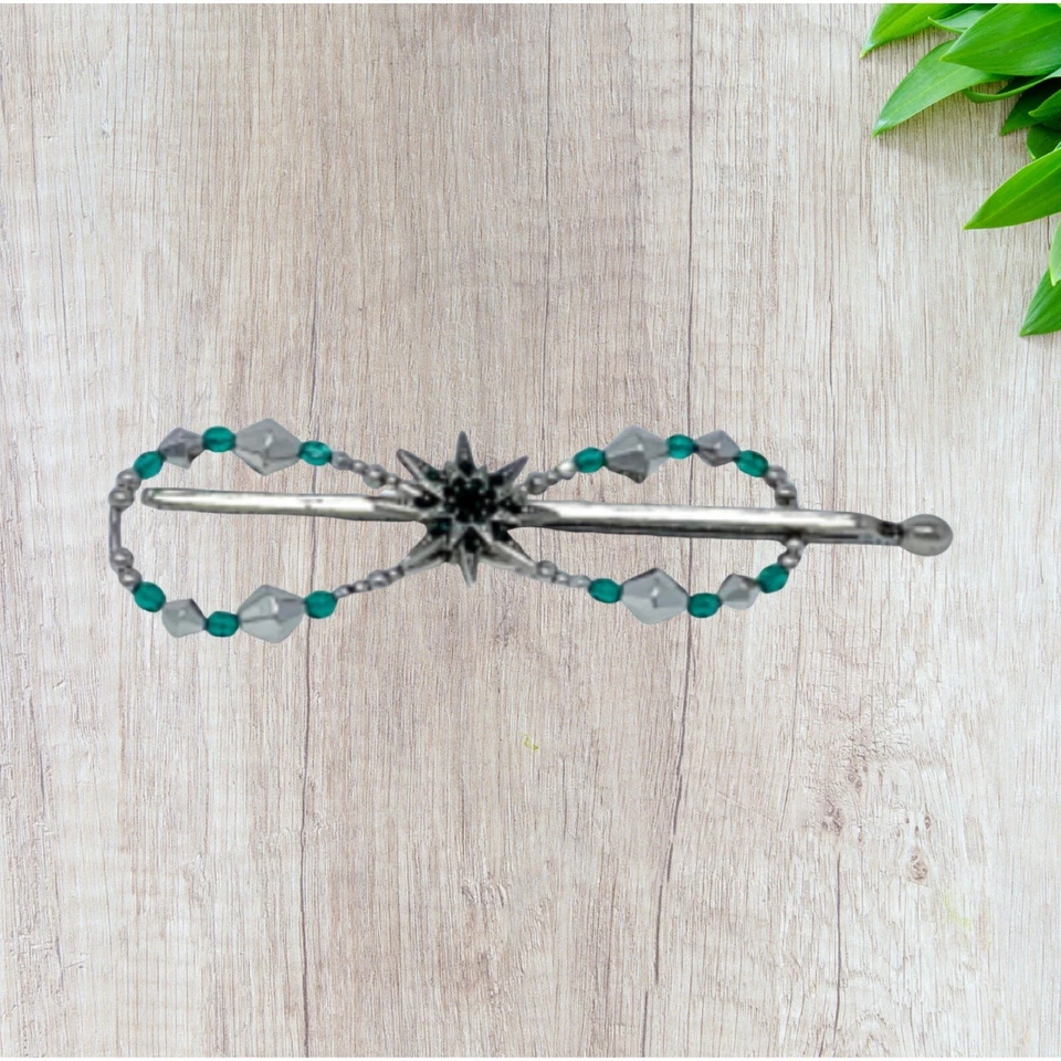 Lilla Rose Flexi - Clip 3100 North Star Barrette Nickel Plated - Image 1 of 1