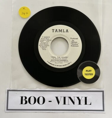 Keith & Darrell - Feel The Fever / Feel The Fever On Tamla Soul Promo EX - Image 1 of 4