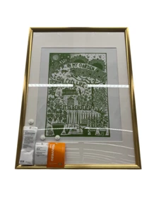 Brand New IKEA SILVERHOJDEN Gold Picture Frame 50x70 cm 19 ¾x27 ½ " 105.500.11 - Picture 1 of 2