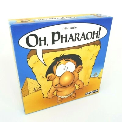 OH, PHARAOH! Witty Card Laying Game Uberplay Pyramid Building Competition - Image 1 of 4