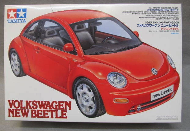 KIT TAMIYA 1:24 AUTO DA COSTRUIRE VOLKSWAGEN NEW BEETLE  ART  24200 - Immagine 1 di 1