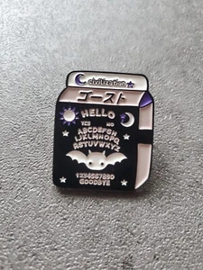 Civilization Carton Featuring a Bat - Enamel Collectors Pin - Picture 1 of 5