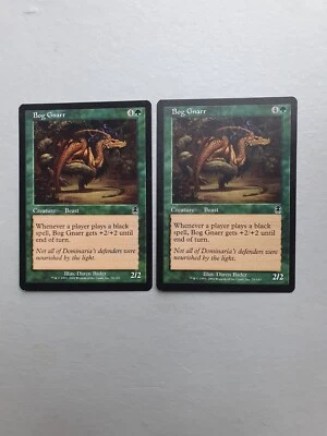 Bog Gnarr x2, MTG Apocalypse (2001). Common Green Creature NM - Image 1 of 2