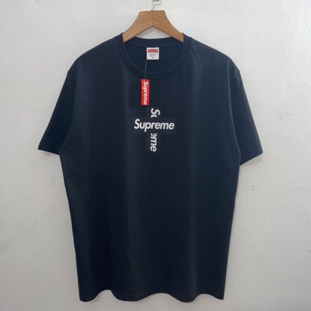 Supreme Classic Logo New York Tee Navy