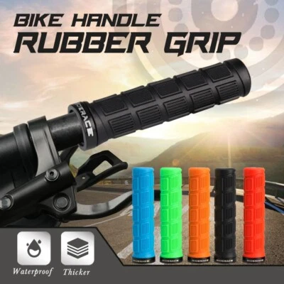 Anti Slip Soft Black Bike Handlebar Handle Hand Grips BMX MTB Mountain Bicycle - image 1 of 4
