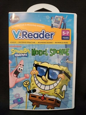 NEW VTECH V.READER SPONGEBOB SQUAREPANT MODEL SPONGE AGE 5-7 - Image 1 of 4